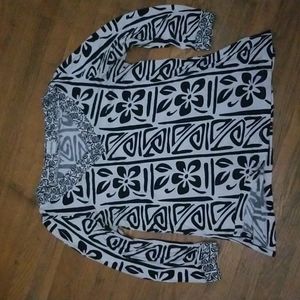 Chico's Black & White Shirt
